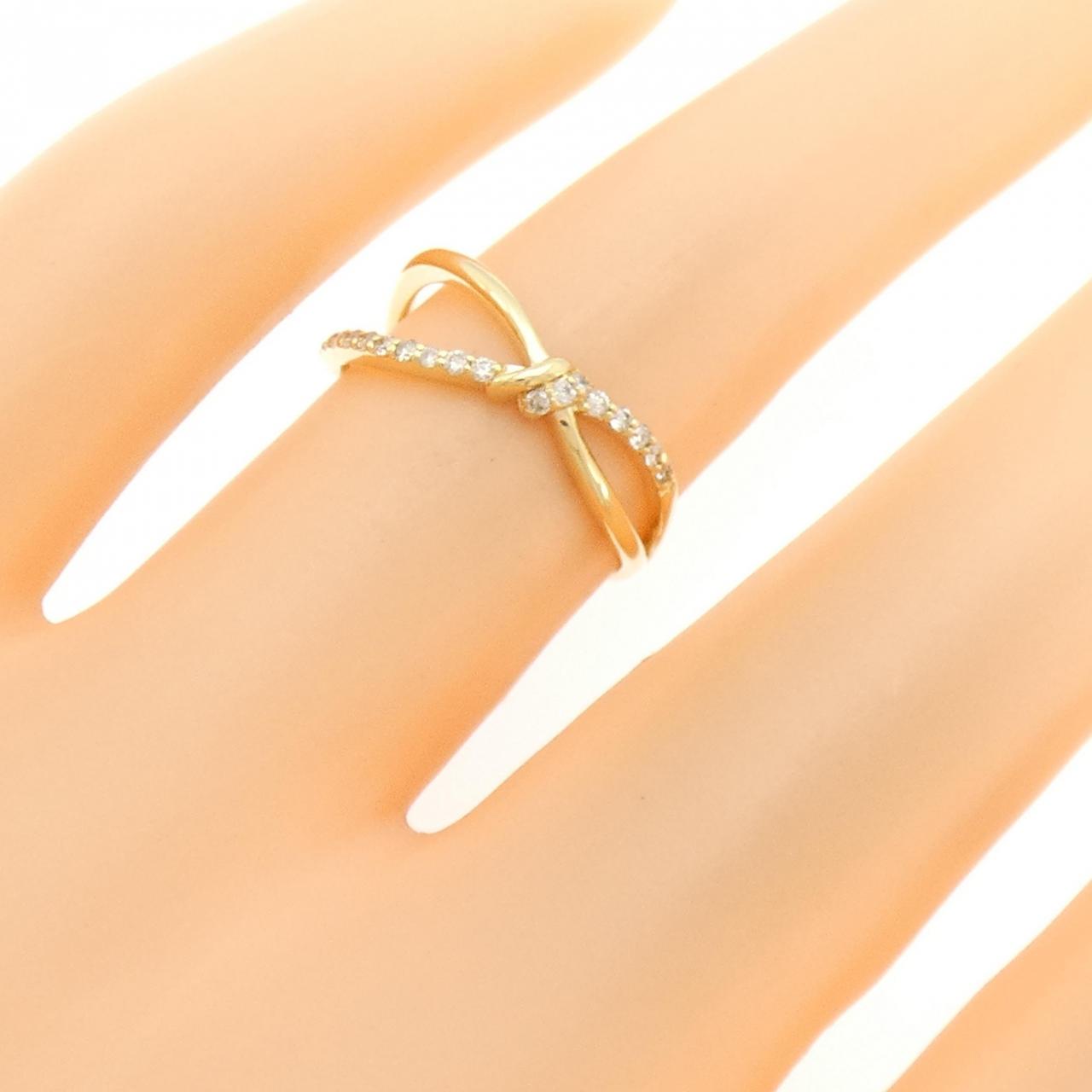 K18YG ダイヤモンド リング 0.10CT