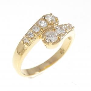 K18YG ダイヤモンド リング 0.522CT