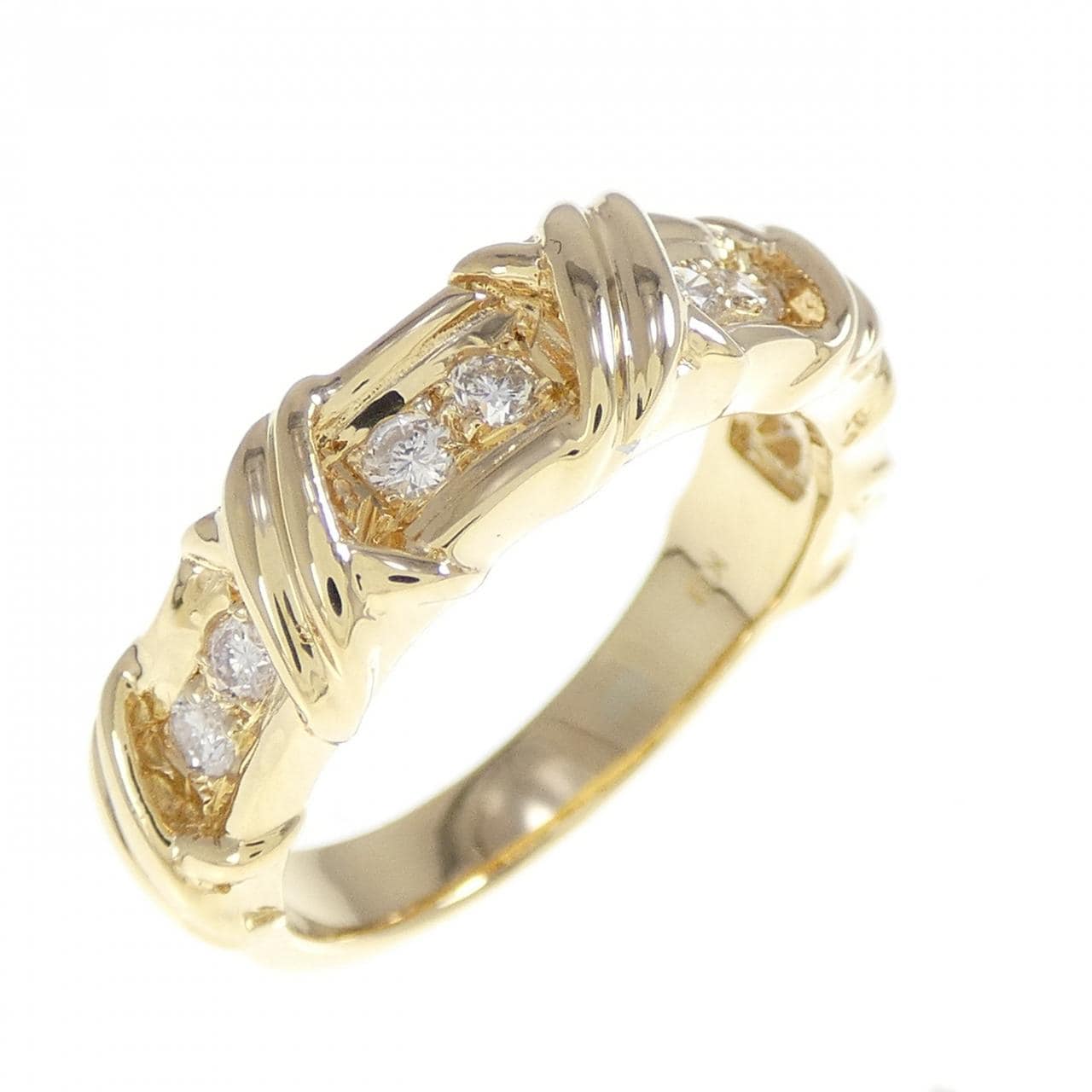 K18YG ダイヤモンド リング 0.30CT
