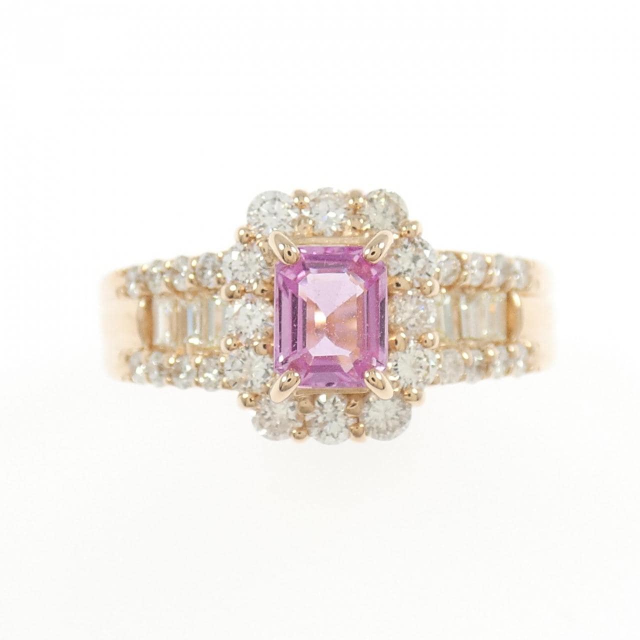 K18PG サファイヤ リング 0.512CT