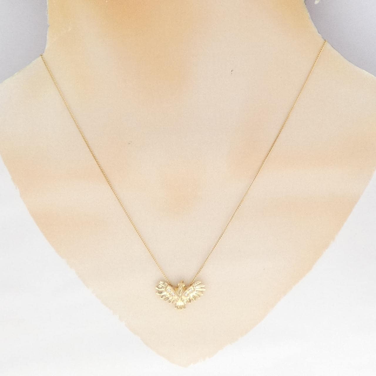 K18YG ダイヤモンド ネックレス 0.04CT