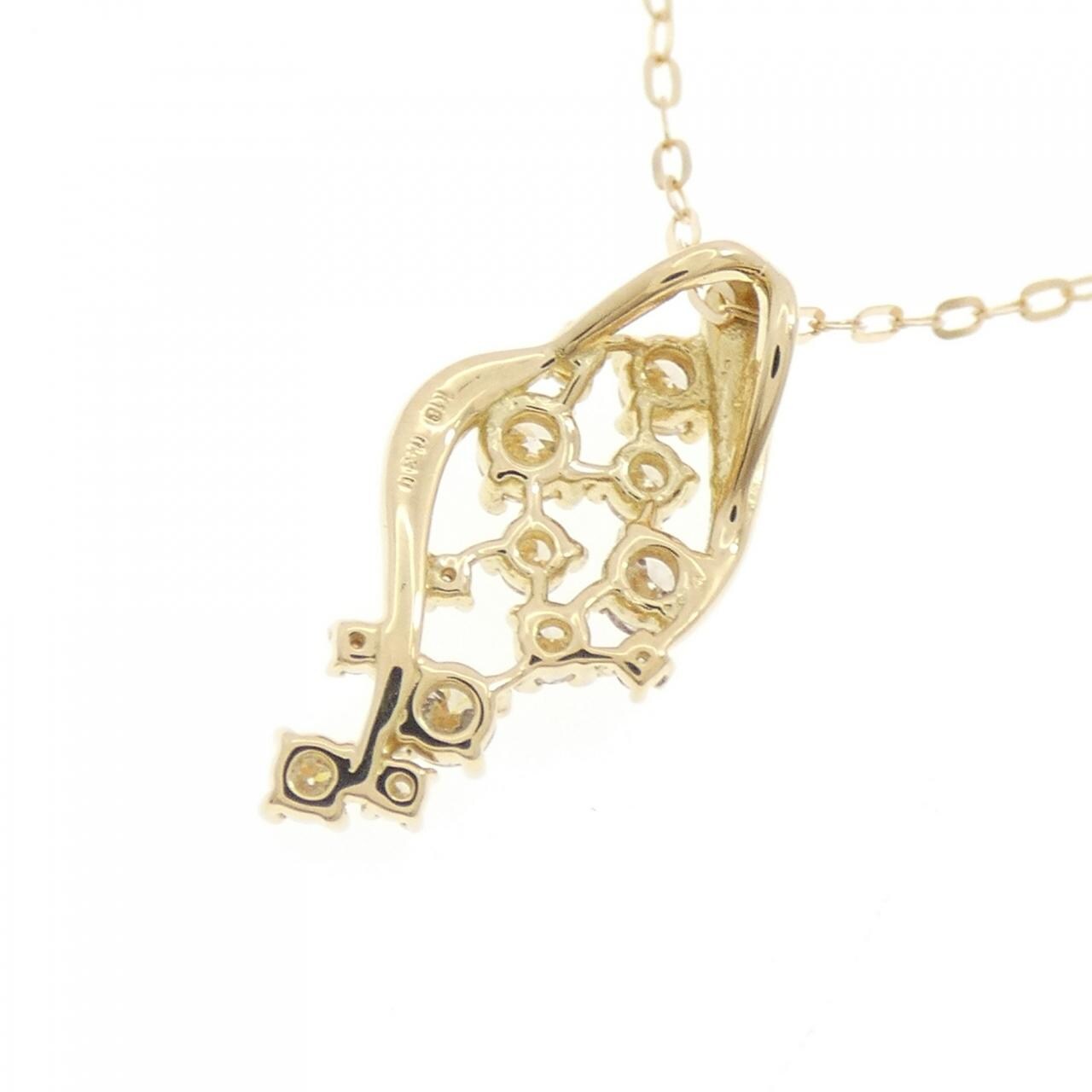 【新品】K18YG ダイヤモンド ネックレス 0.30CT