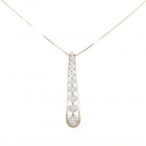 K18PG/K18WG ダイヤモンド ネックレス 0.50CT