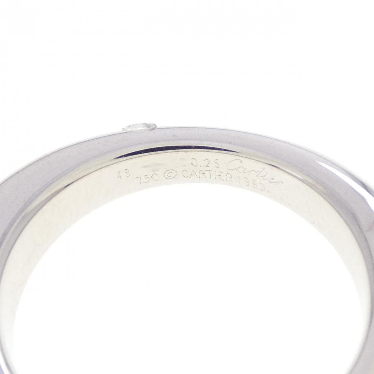 カルティエ エリプス リング 0.25CT