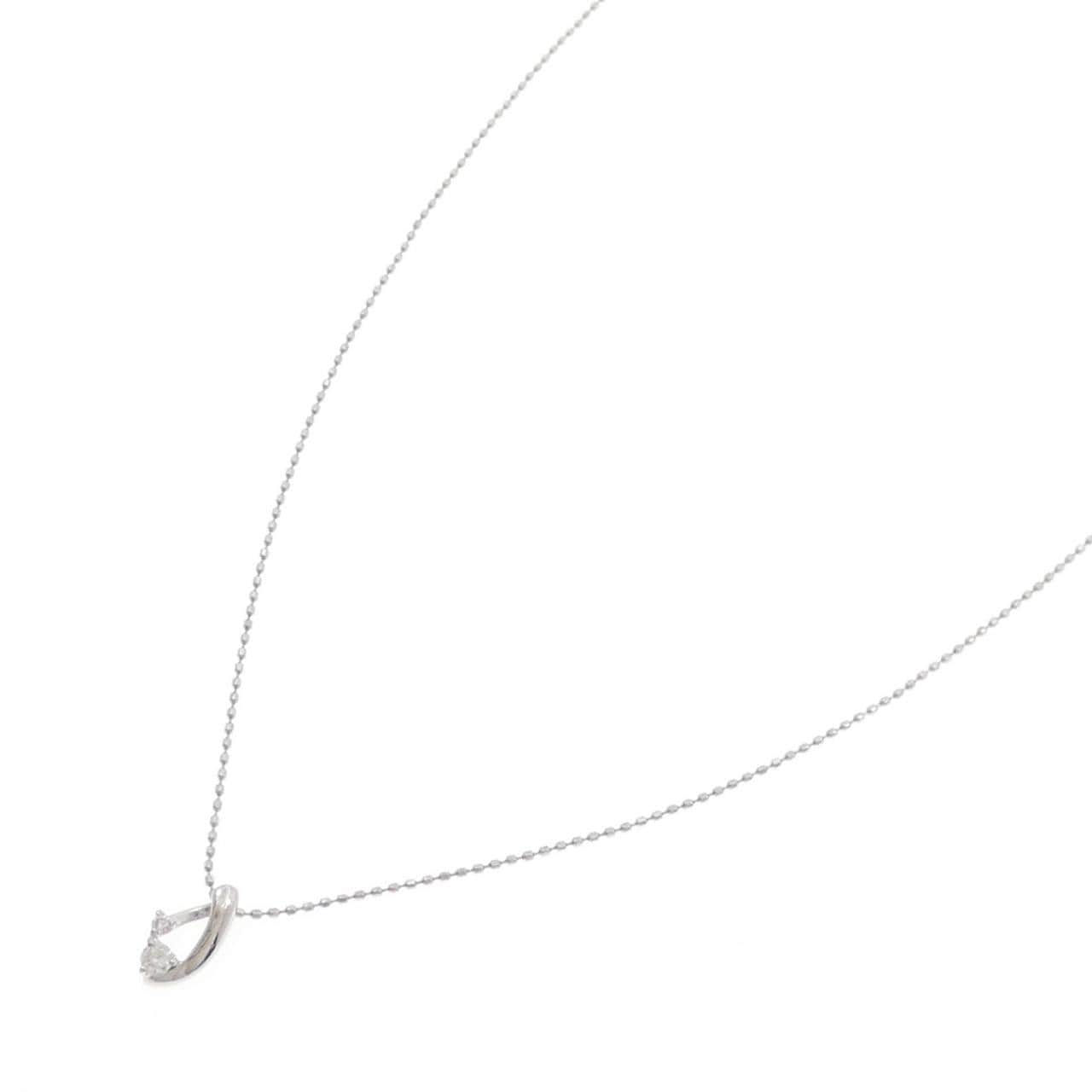 PT900/PT850 ダイヤモンド ネックレス 0.06CT