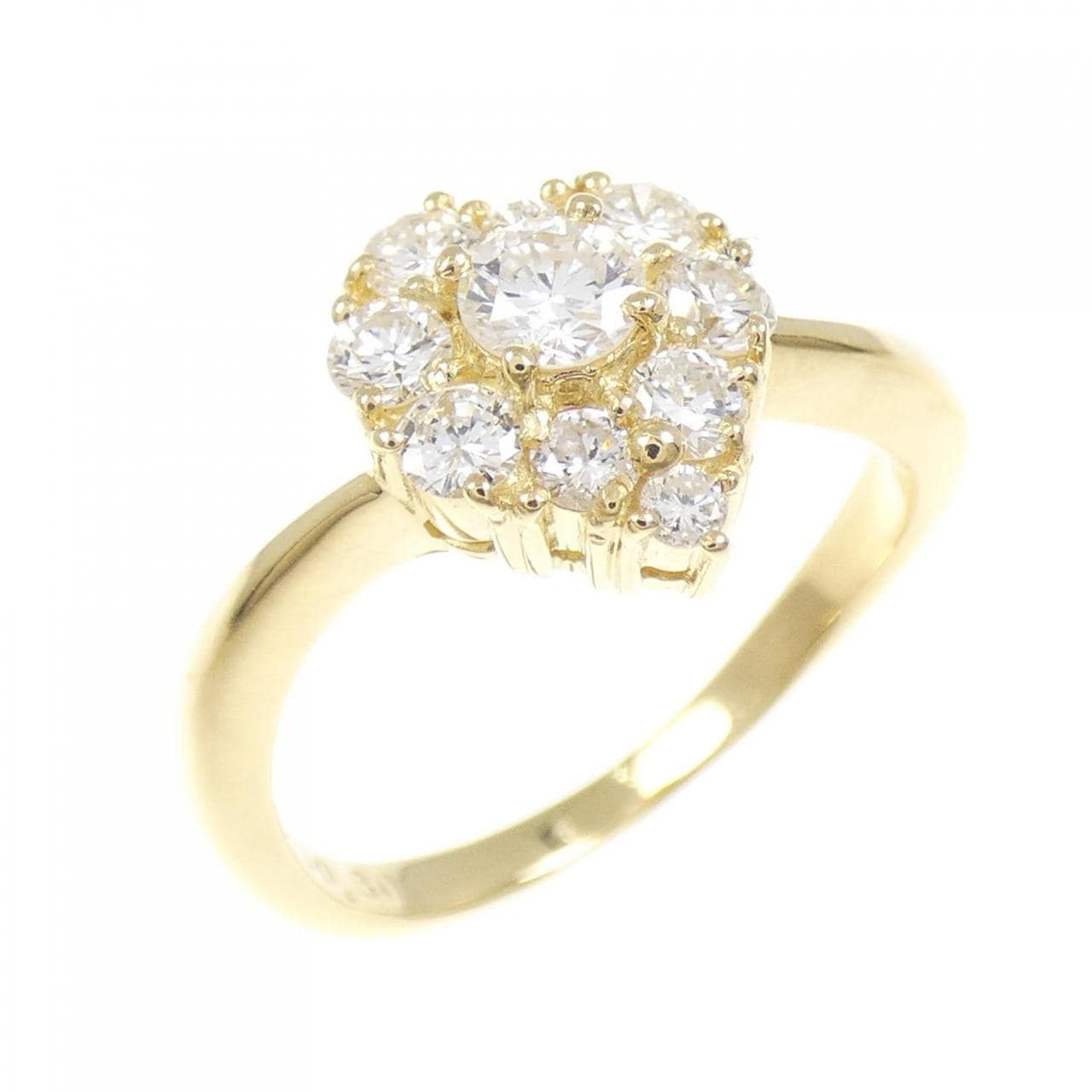 K18YG ダイヤモンド リング 0.60CT
