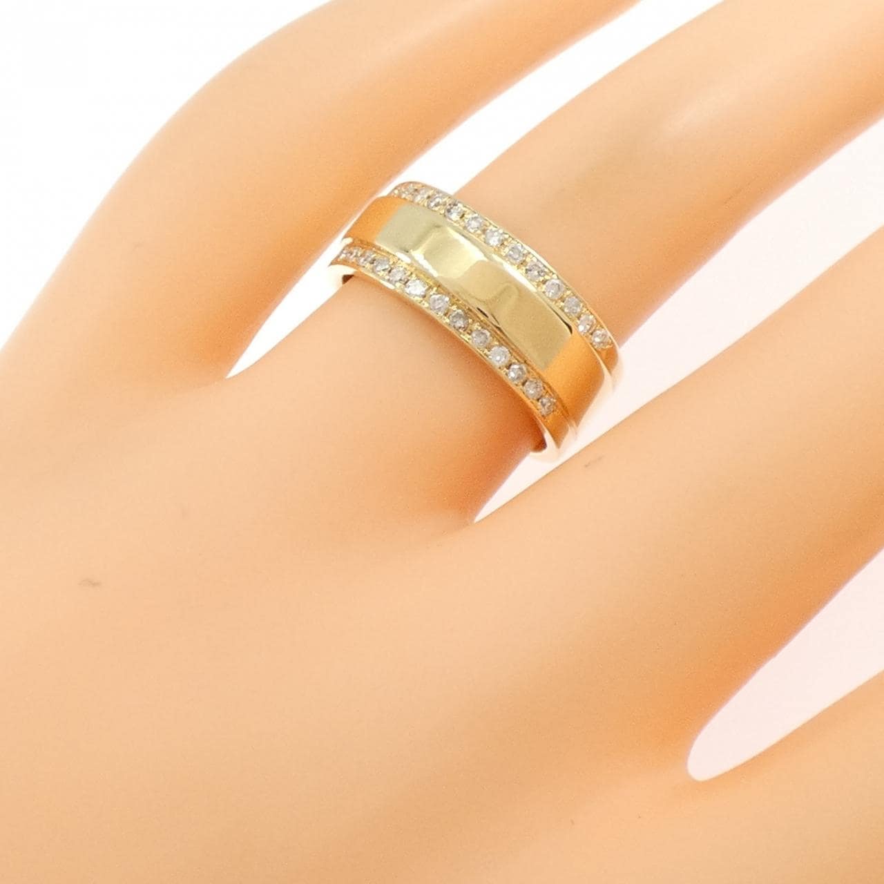 K18YG ダイヤモンド リング 0.21CT
