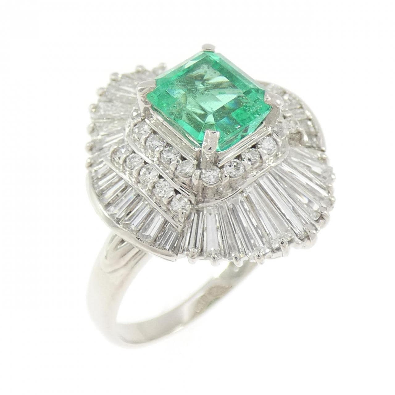 PT900 エメラルド リング 1.51CT