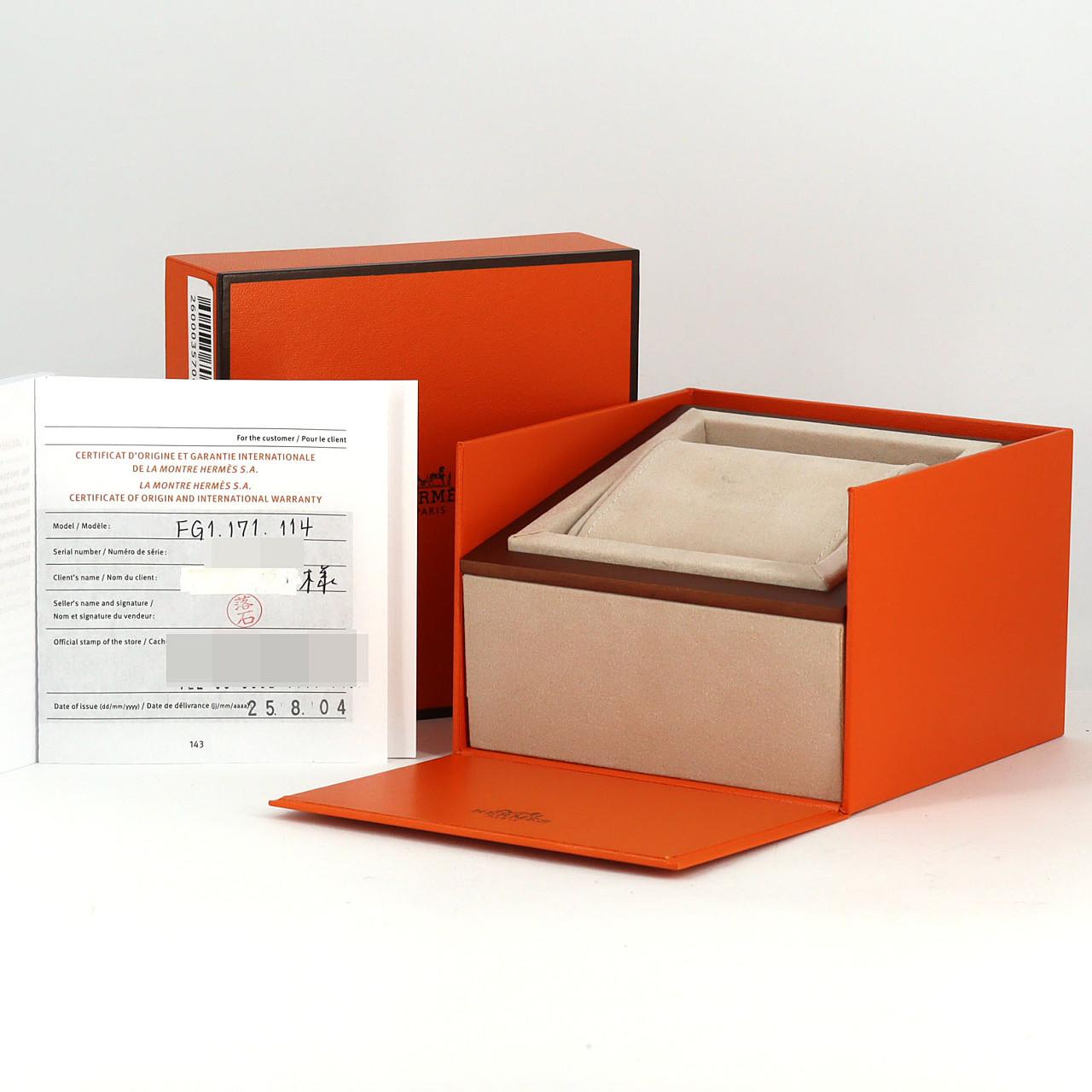 エルメス フォーブル PG/D･1P FG1.171 PG･RG クォーツ