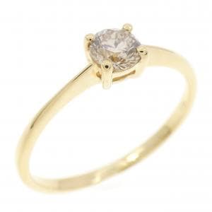 K18YG ダイヤモンド リング 0.25CT