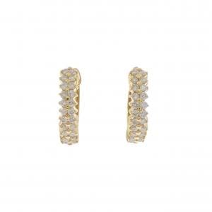 K18YG ダイヤモンド ピアス 0.30CT