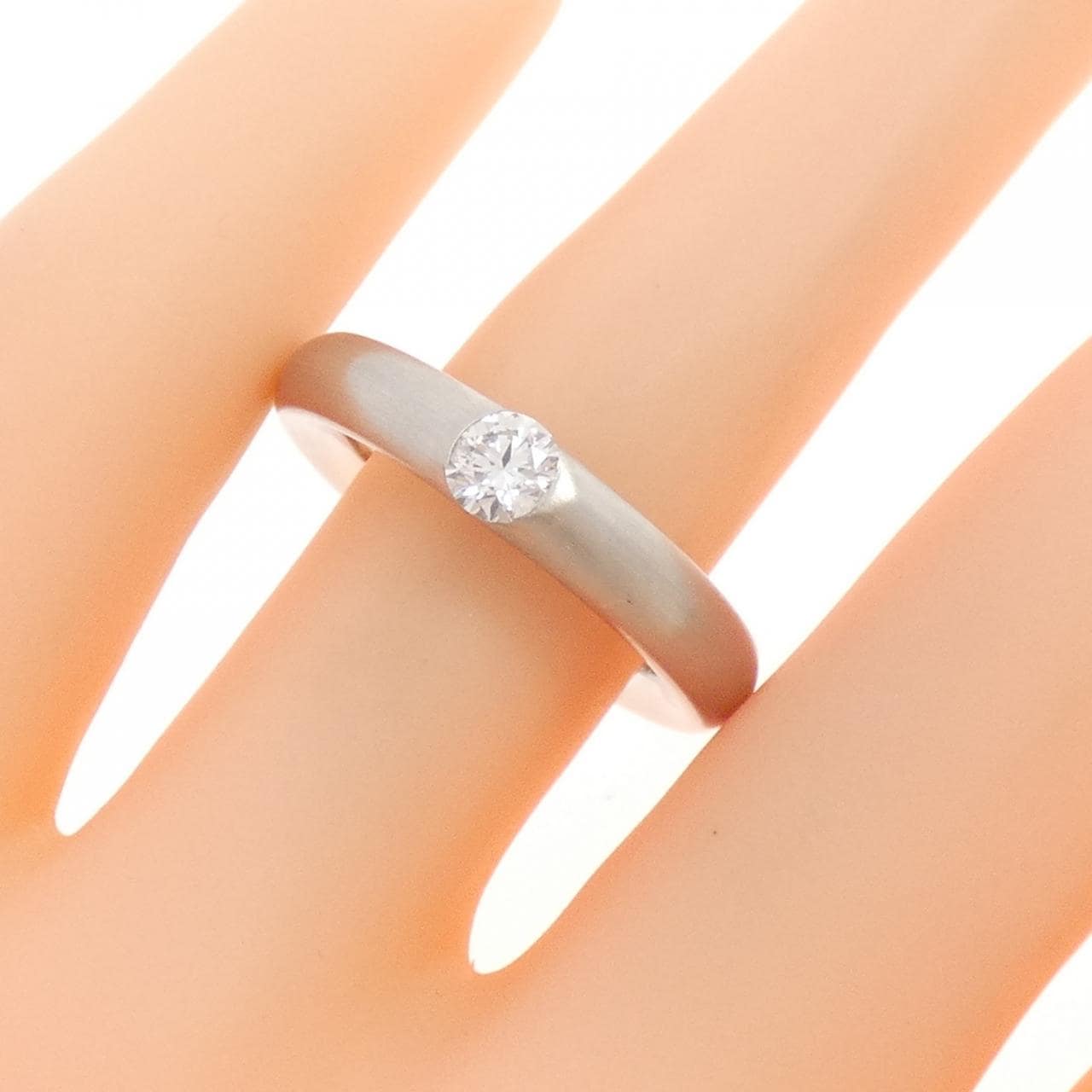 PT950 ダイヤモンド リング 0.280CT