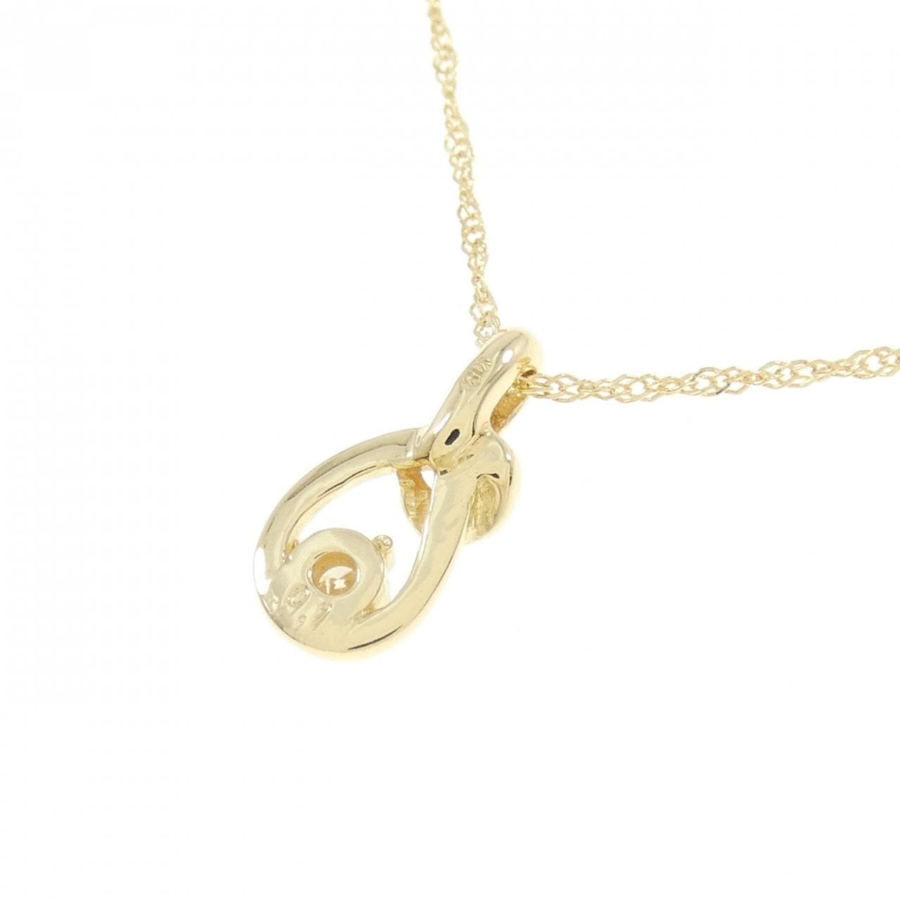 K18YG ダイヤモンド ネックレス 0.1CT