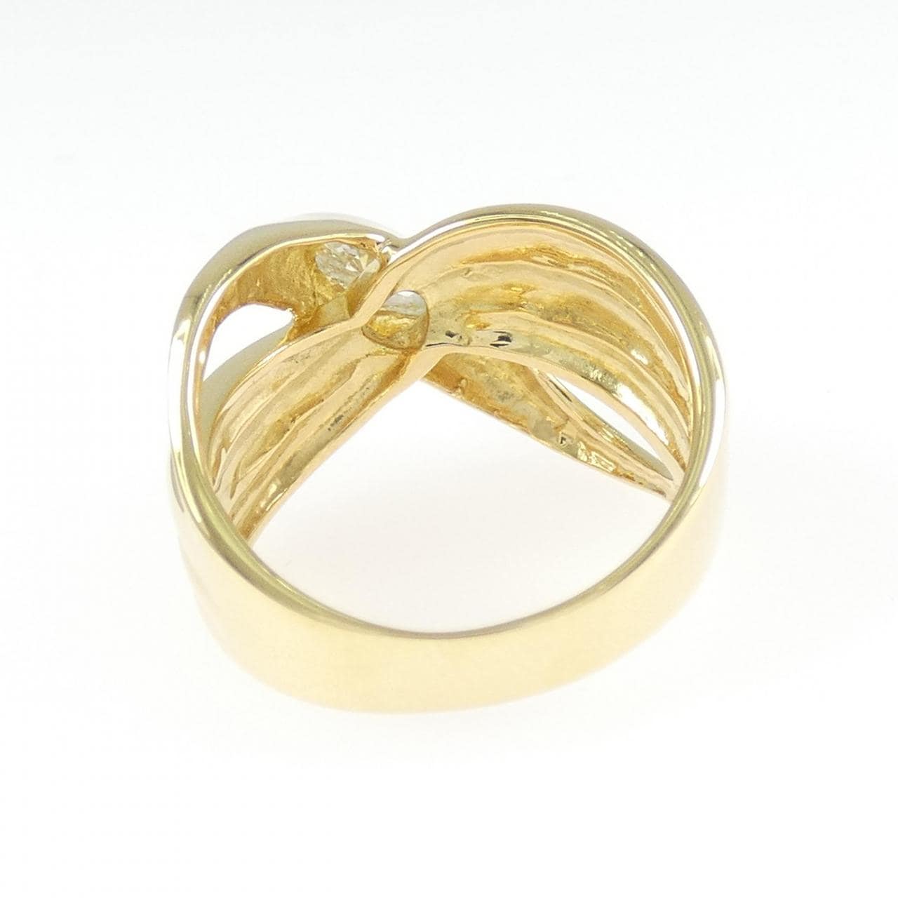 K18YG ダイヤモンド リング 0.328CT