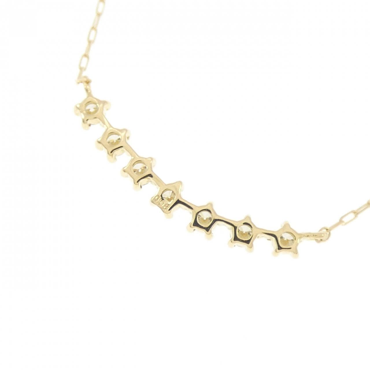 【新品】K18YG ダイヤモンド ネックレス 0.08CT