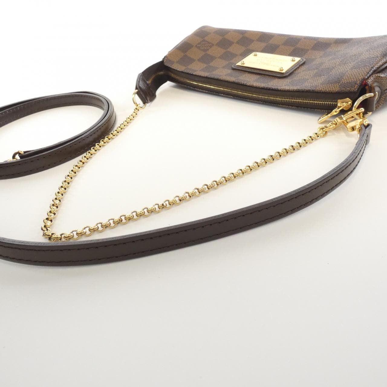 ルイヴィトン ダミエ エヴァ N55213 ショルダーバッグ