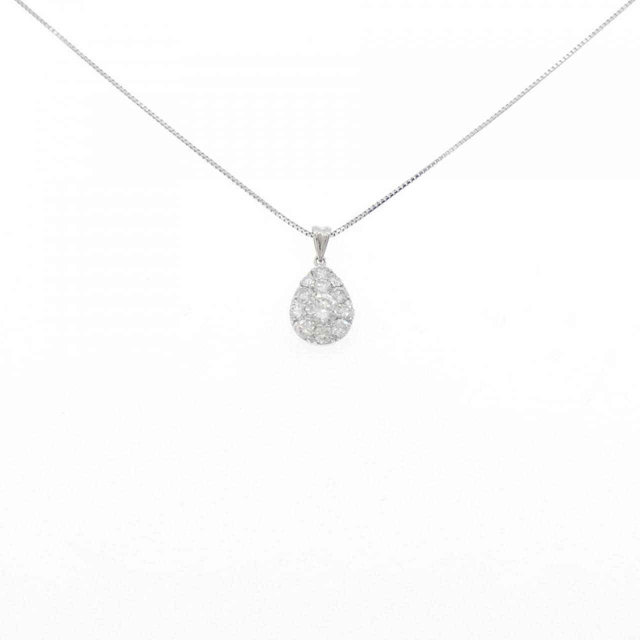 PT900/PT850 ダイヤモンド ネックレス 1.04CT