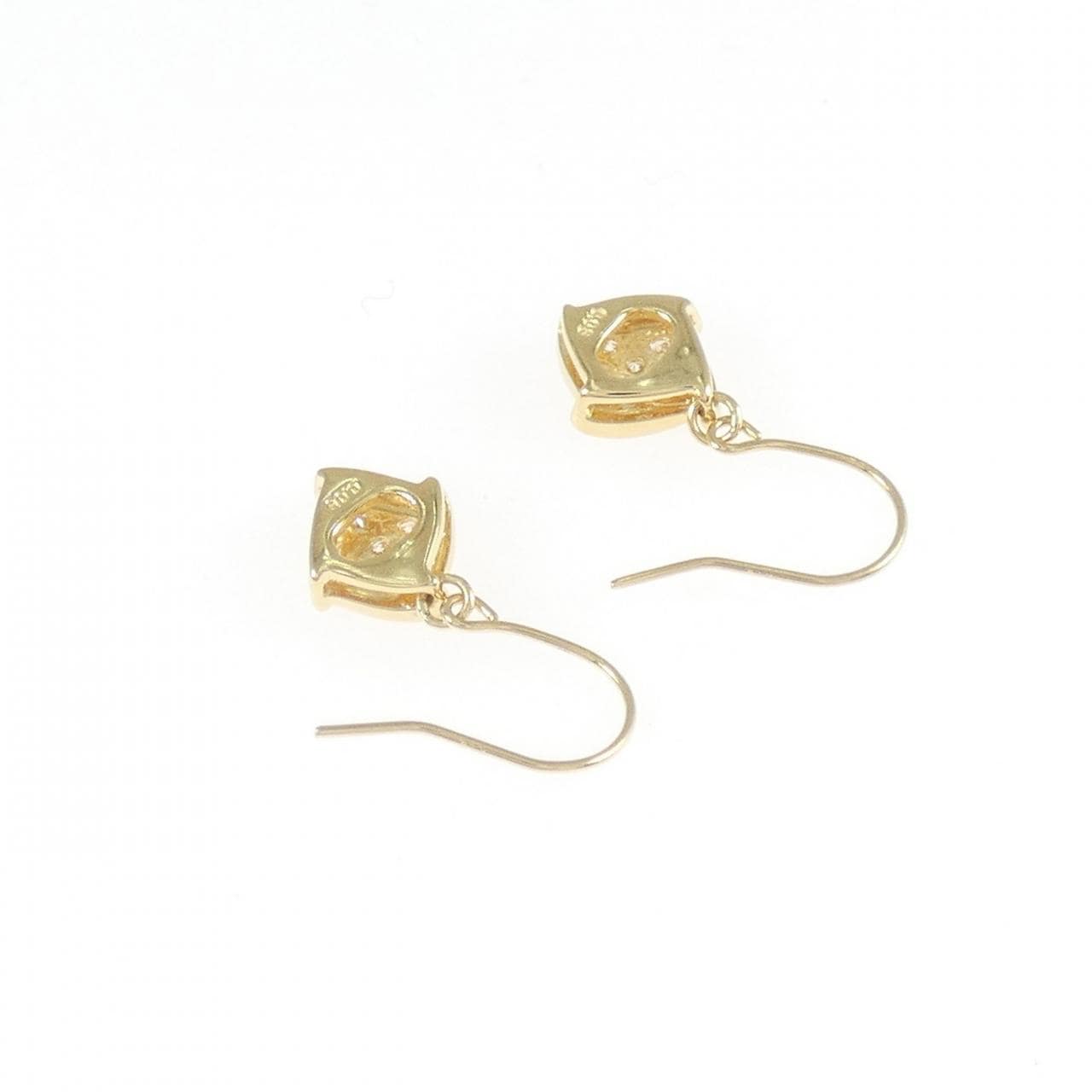 K18YG ダイヤモンド ピアス 0.10CT