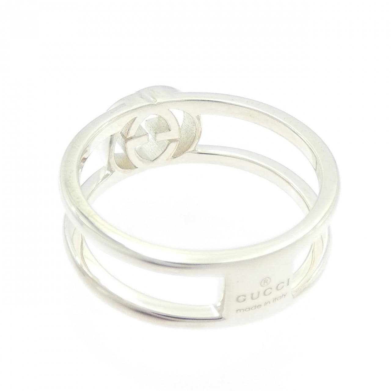 gucci interlocking g open ring