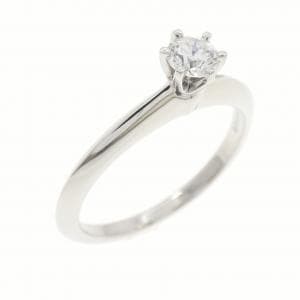 ティファニー クラシックソリティア リング 0.22CT G VVS2 3EXT