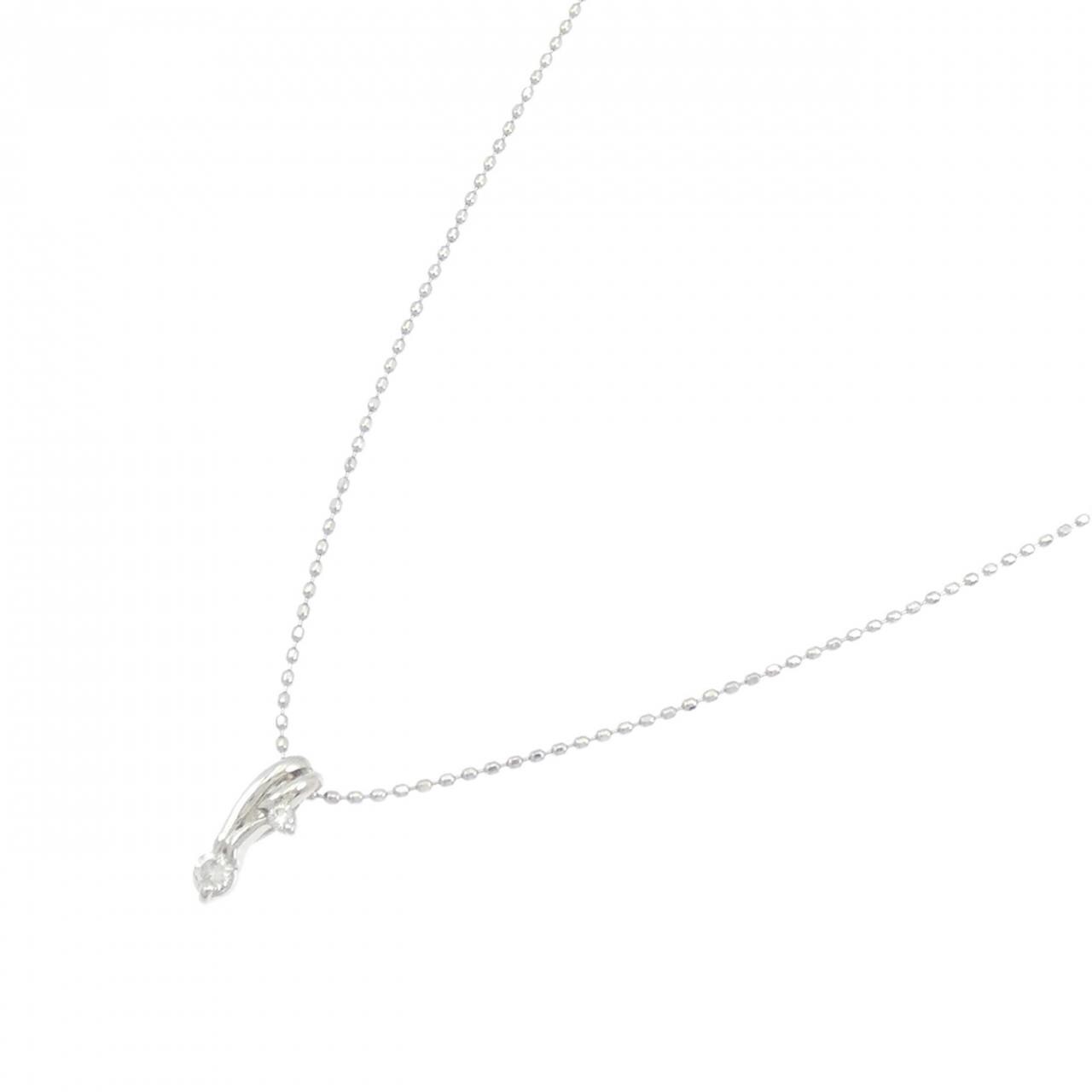 PT900/PT850 ダイヤモンド ネックレス 0.06CT