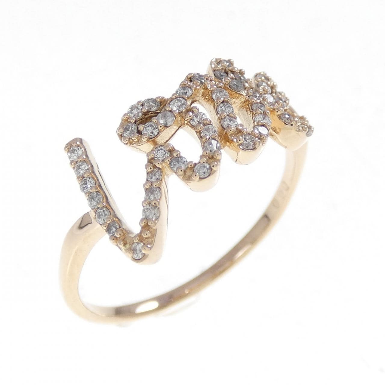 K18PG ダイヤモンド リング 0.20CT