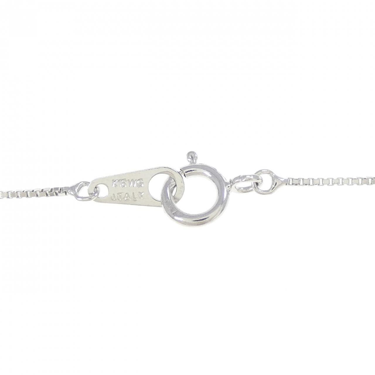 K18WG サファイヤ ネックレス 0.54CT