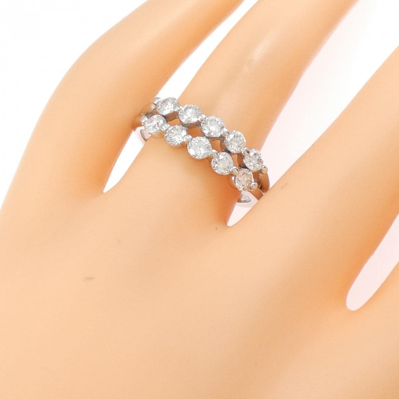 PT900 ダイヤモンド リング 1.11CT