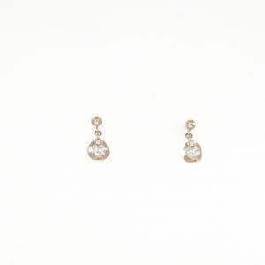 K18PG ダイヤモンド ピアス 0.226CT