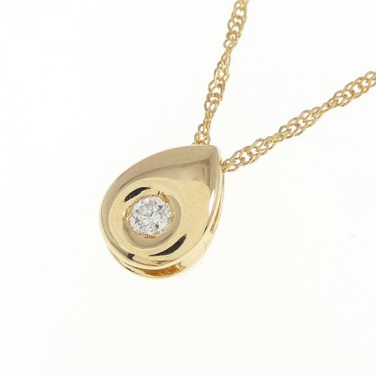 K18YG ダイヤモンド ネックレス 0.05CT