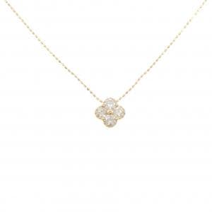 K18YG フラワー ダイヤモンド ネックレス 0.60CT