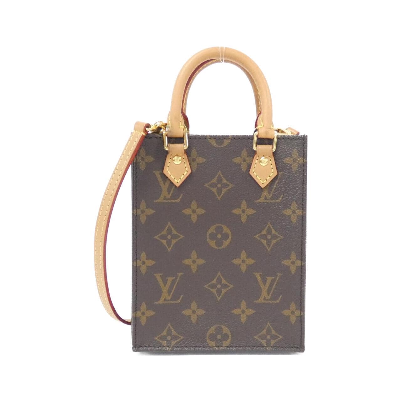 LOUIS VUITTON Monogram Petite Sac Plat M69442 Bag