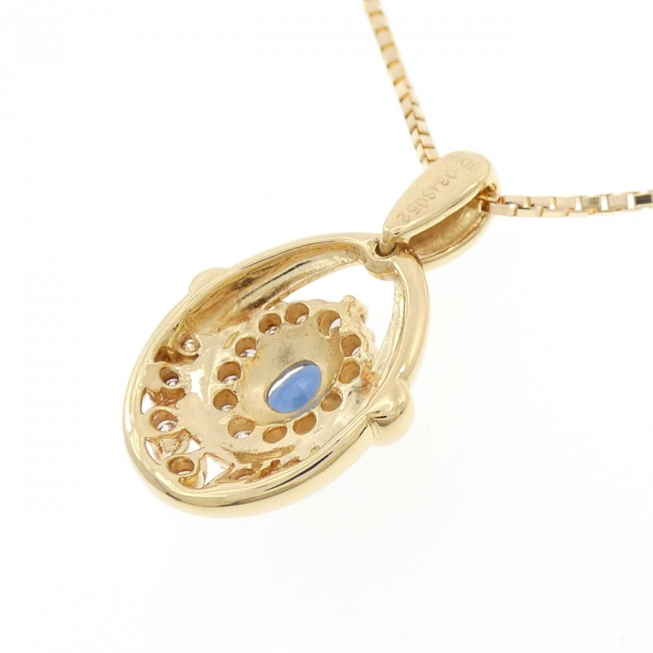 K18YG サファイヤ ネックレス 0.52CT
