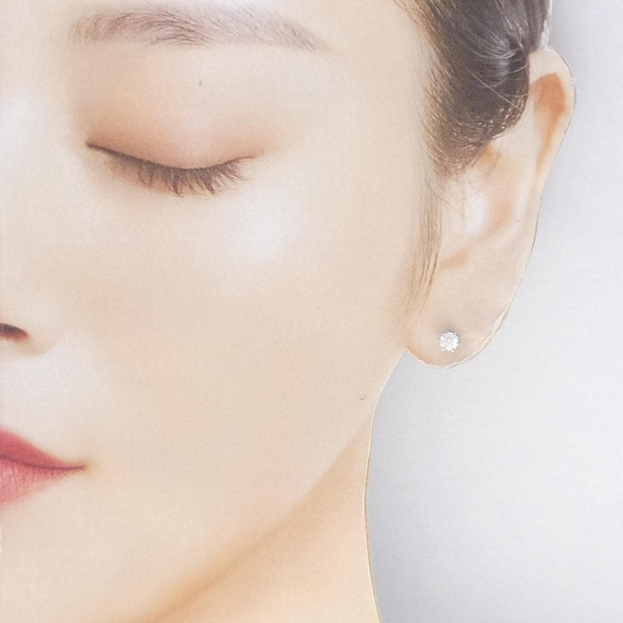 【リメイク】PT900/ST ダイヤモンド ピアス 0.221CT 0.230CT F SI2 EXT H＆C