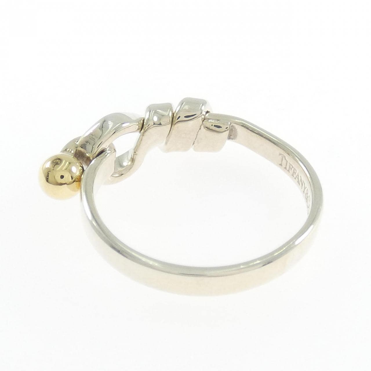 【ヴィンテージ】ティファニー フラットワイヤーラブノット リング