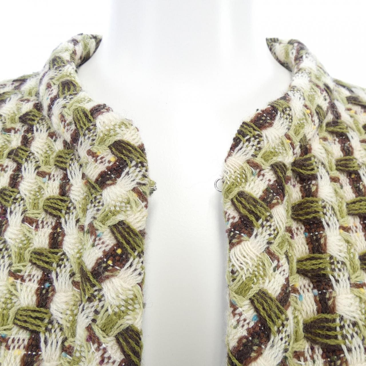 シャネル CHANEL P75217V66707 23A ノーカラージャケット