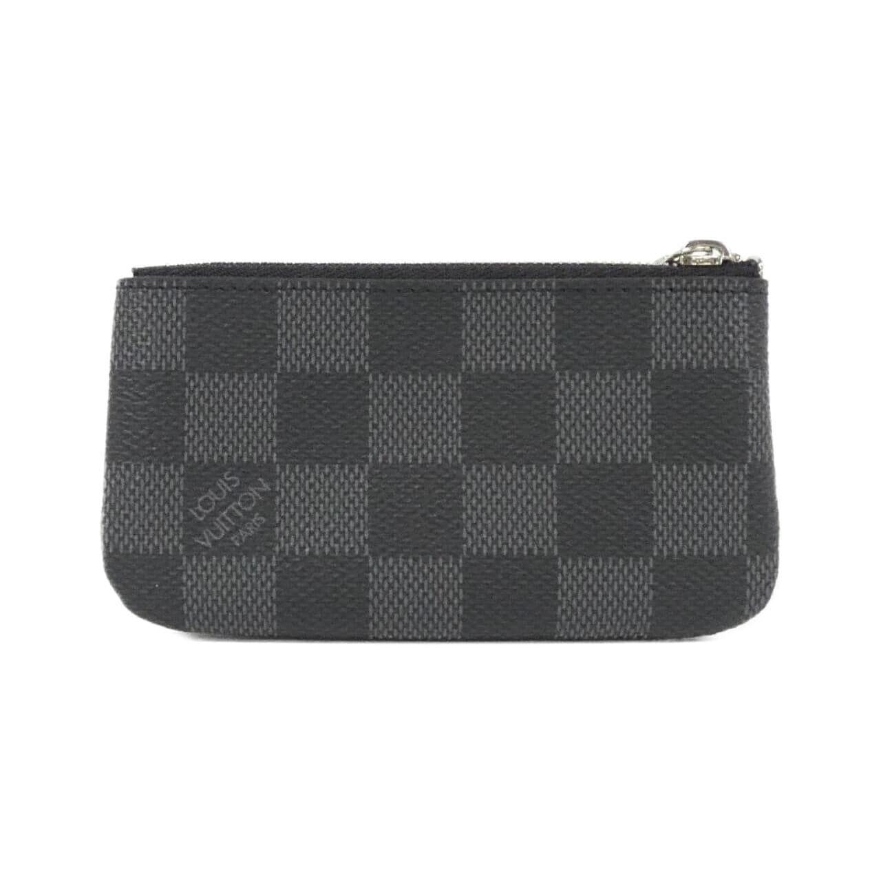 ルイヴィトン ダミエ グラフィット カードキーケース ポシェット クレ N60155 コイン＆キーケース