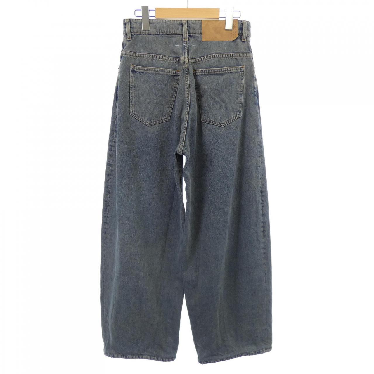 エムエムシックス MM6 ワイドレッグ ジーンズ S52LA0264 ジーンズ