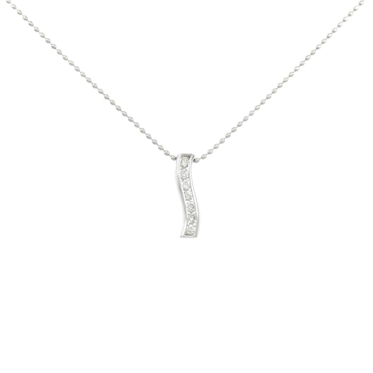 PT900/PT850 ダイヤモンド ネックレス 0.14CT