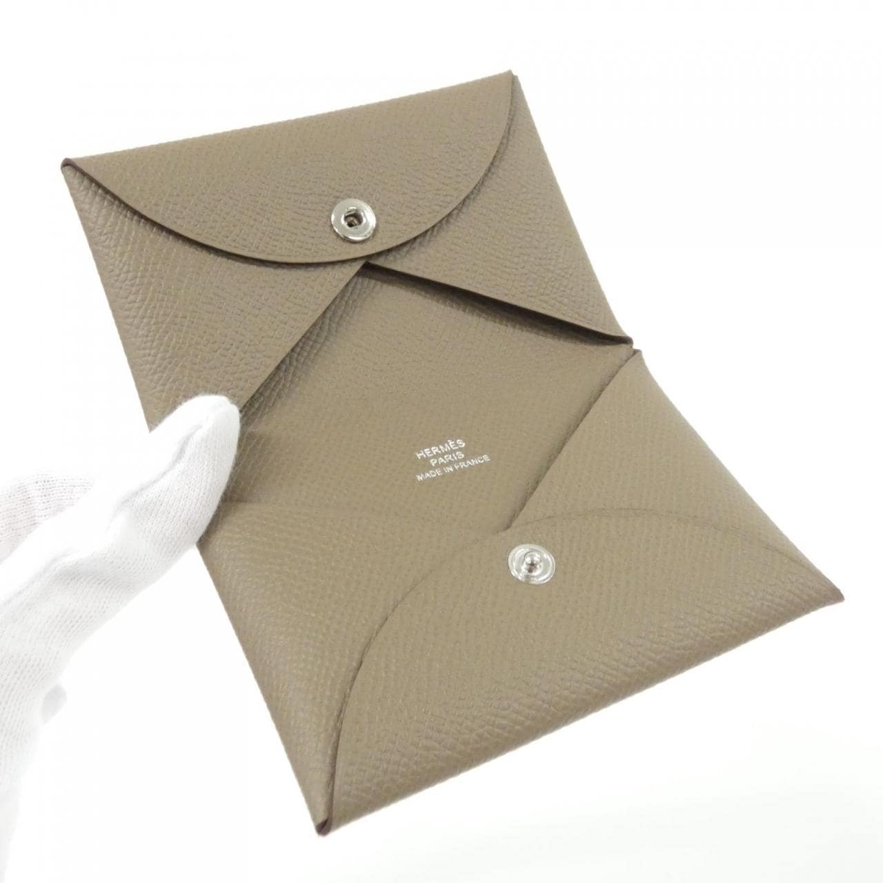 【未使用品】エルメス カルヴィ 044164CK カードケース