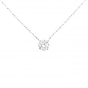 PT900/PT850 ソリティア ダイヤモンド ネックレス 0.25CT