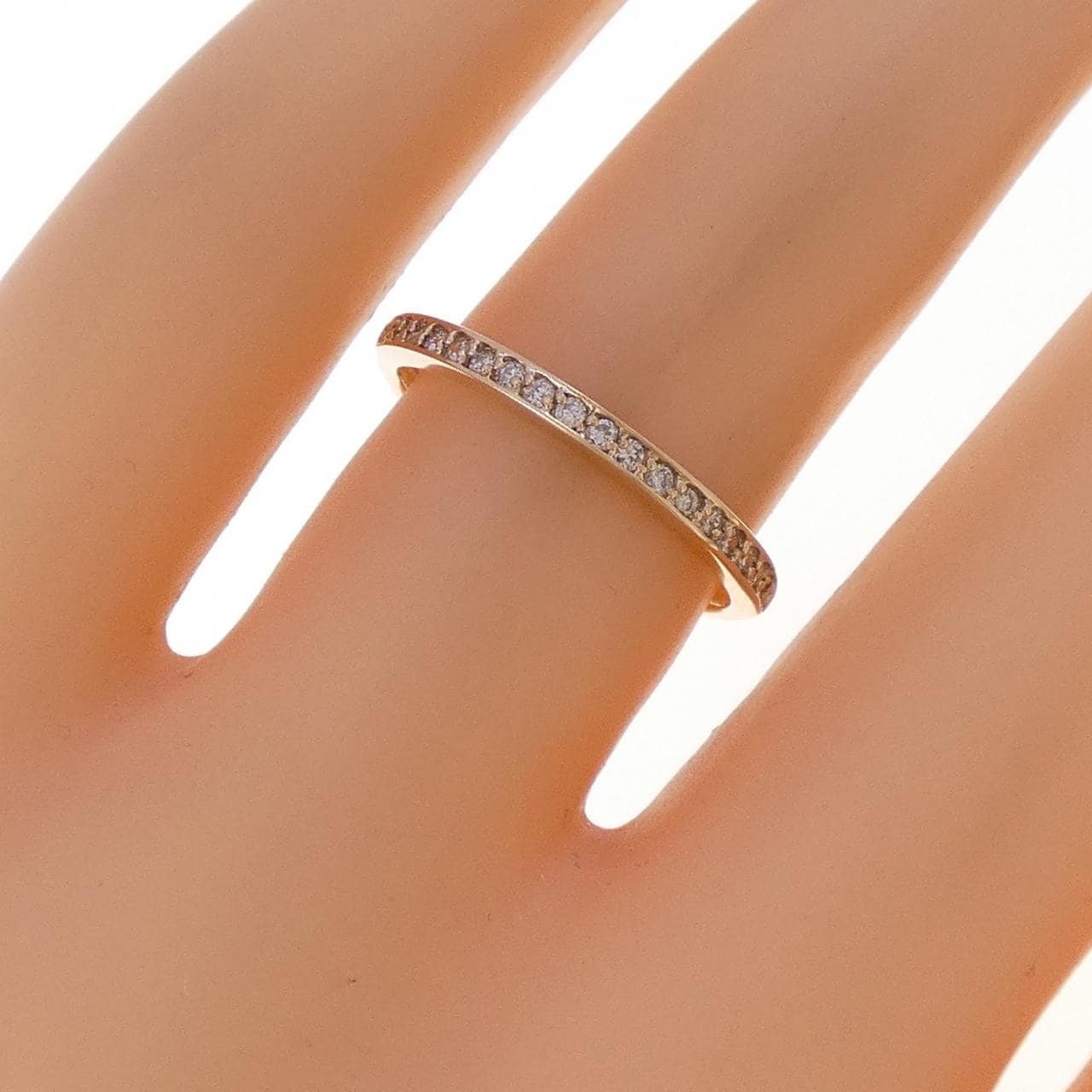 K10YG ダイヤモンド リング 0.11CT