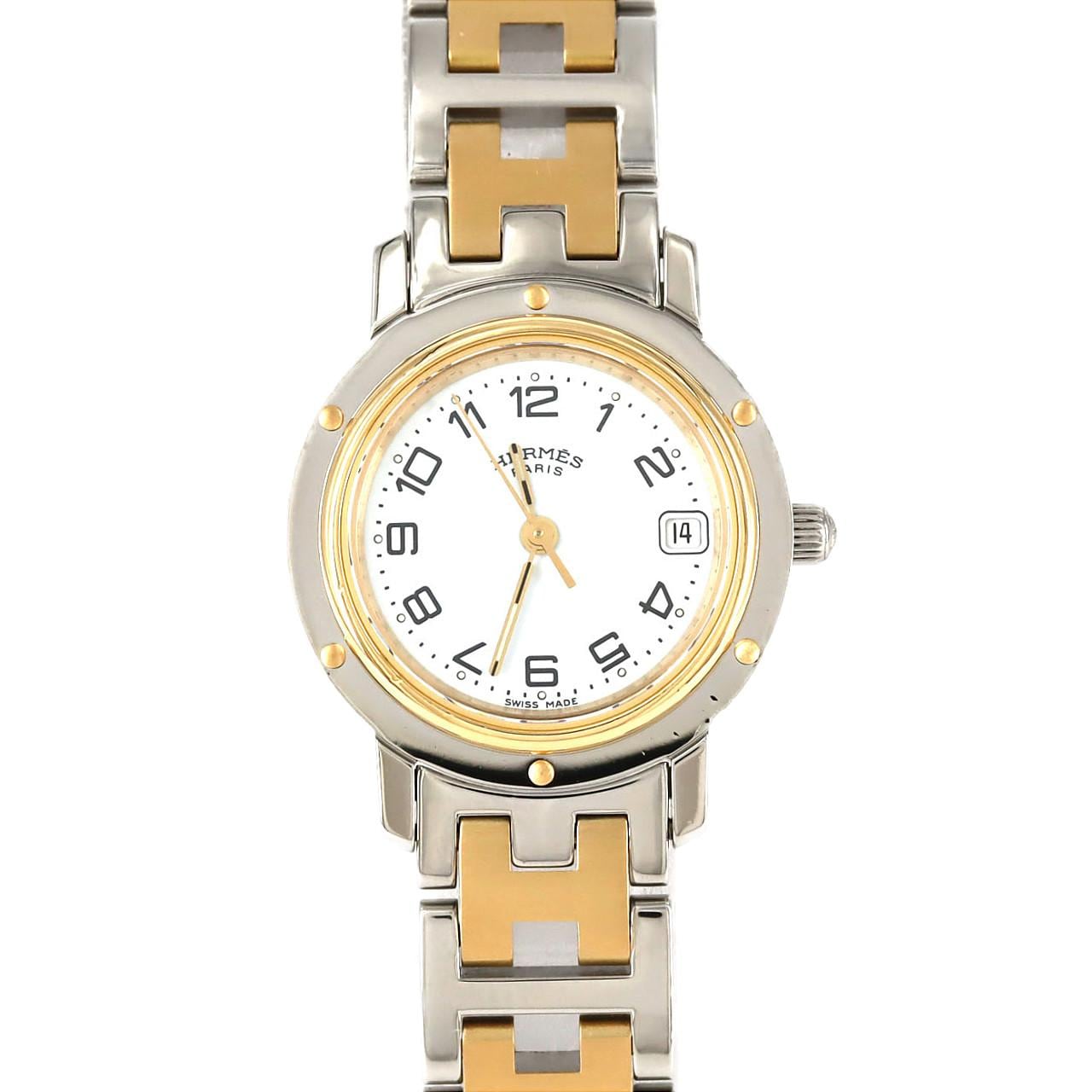 エルメス クリッパー コンビ CL4.220 SSxGP クォーツ