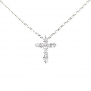 PT900/PT850 クロス ダイヤモンド ネックレス 0.16CT