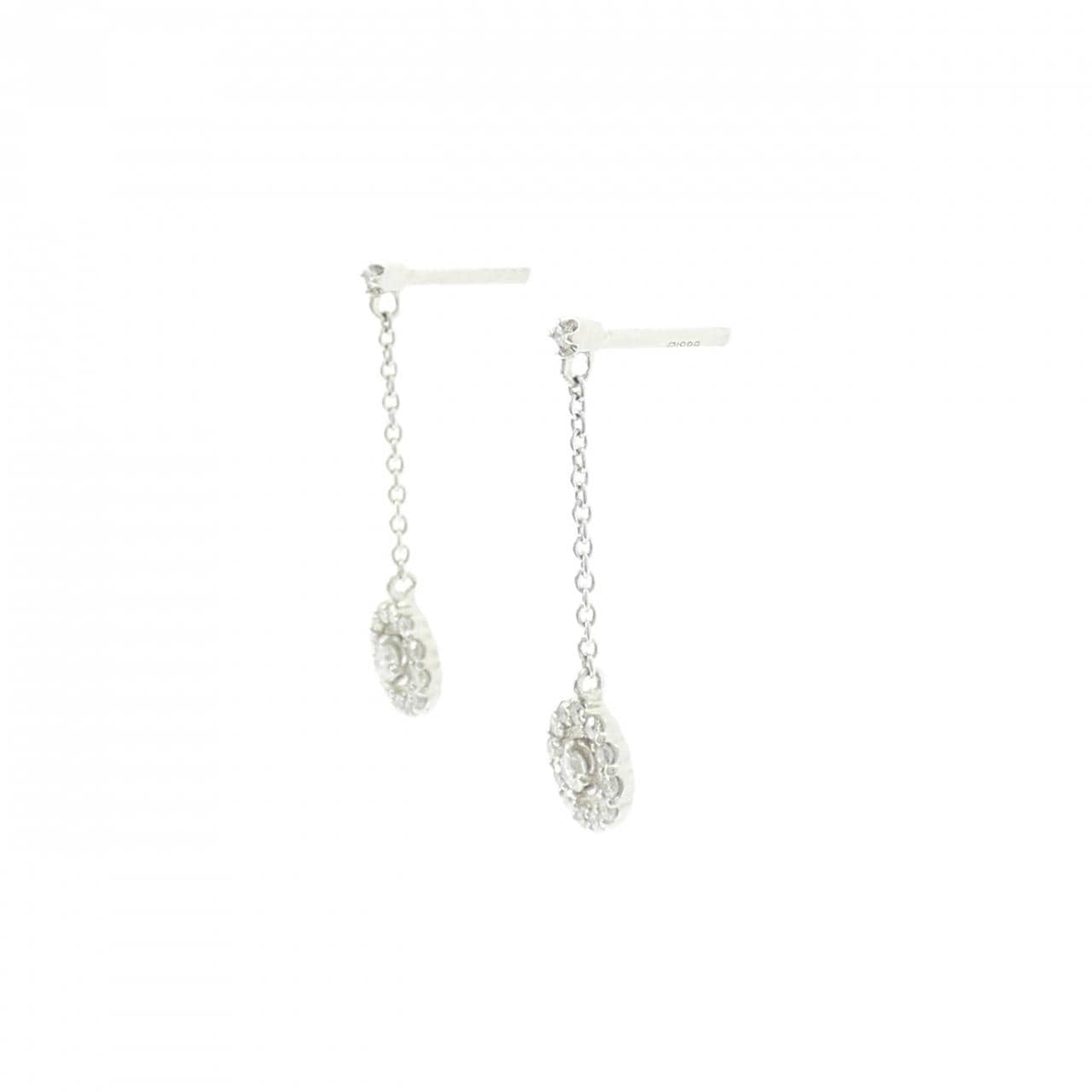 ポンテヴェキオ ダイヤモンド ピアス 0.16CT