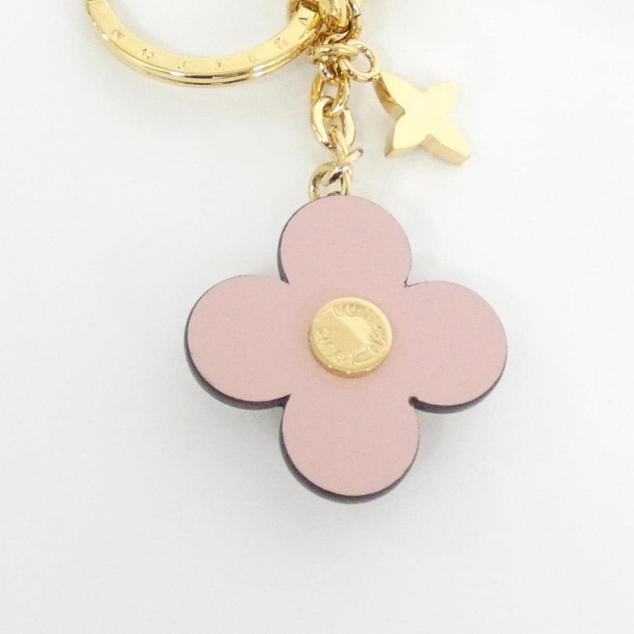 ルイヴィトン モノグラム ポルト クレ ブルーミング フラワーBB M63085 キーホルダー