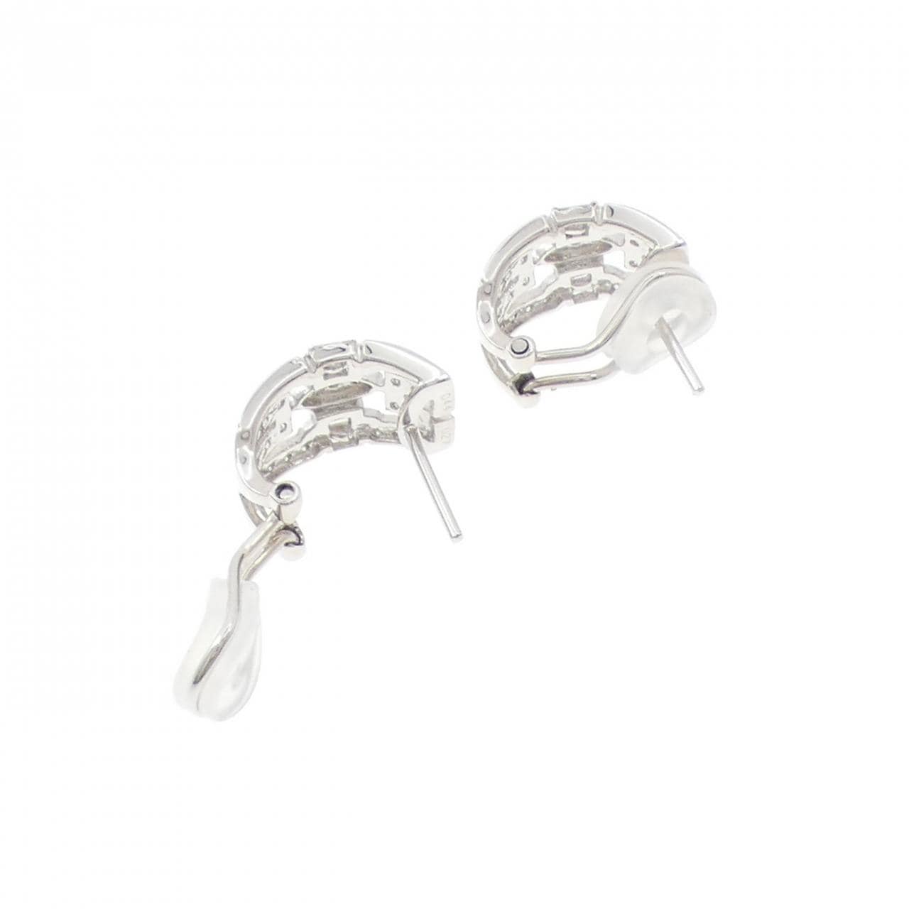 750WG ダイヤモンド ピアス 1.42CT