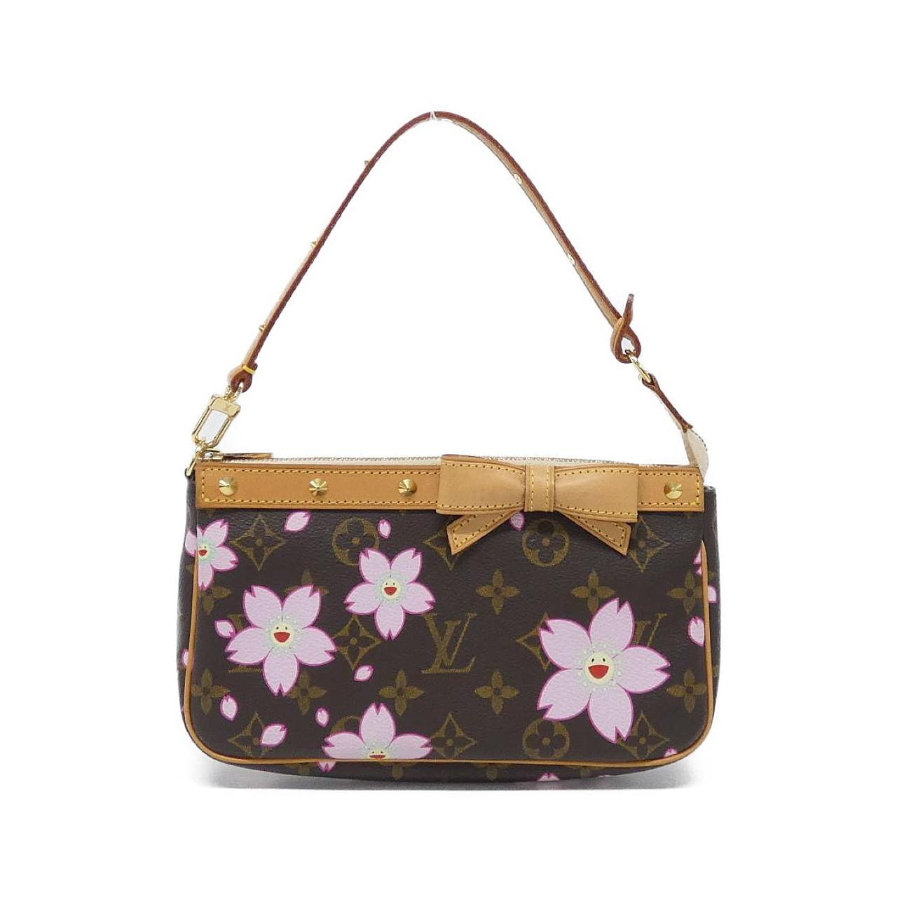LOUIS VUITTON Monogram櫻花手拿包配件 M92006 配件袋
