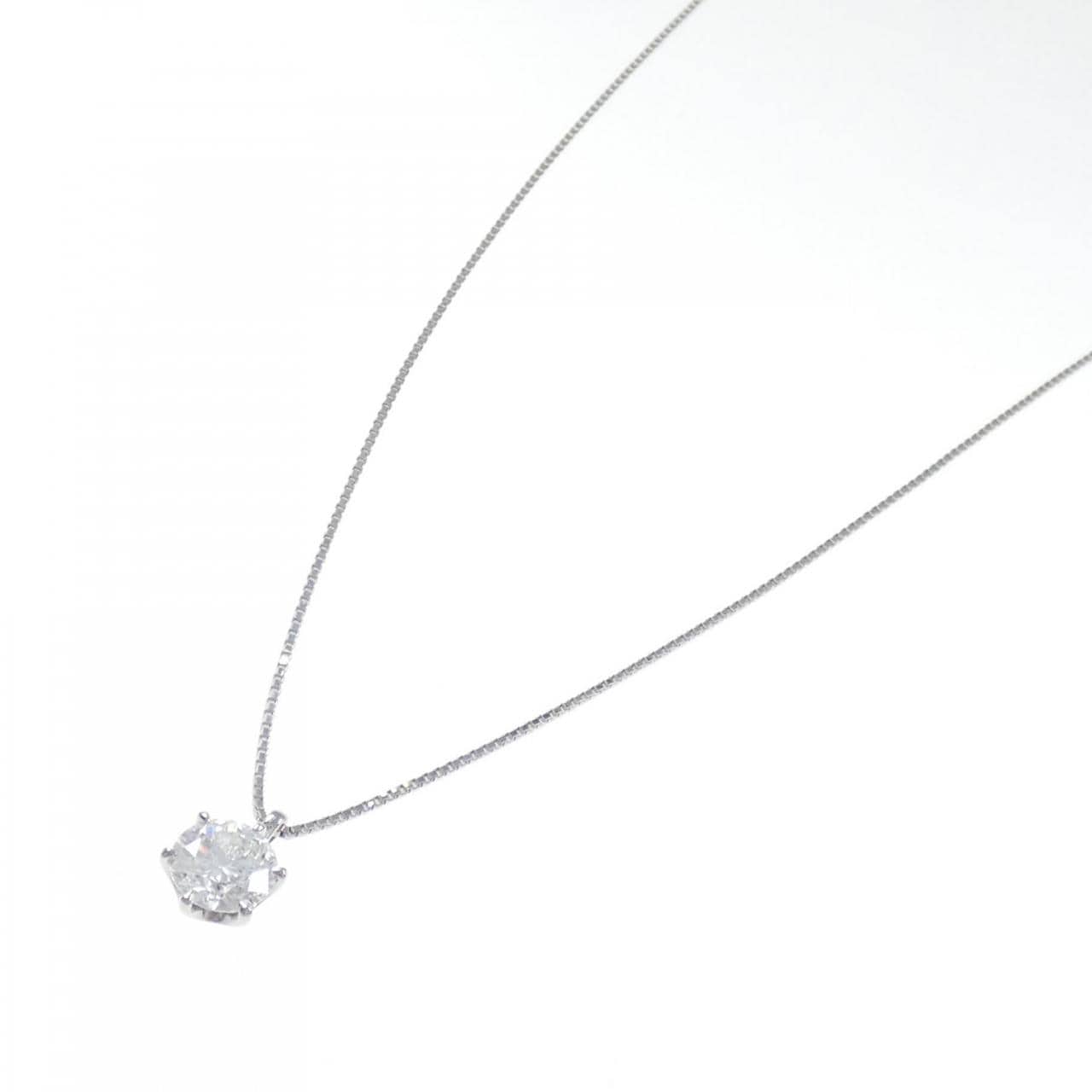 [BRAND NEW] PT Diamond Necklace 1.01CT D SI2 3EXT