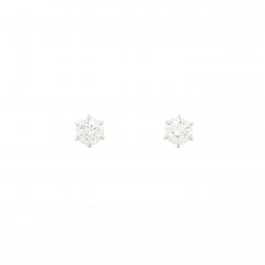 【リメイク】PT/ST ダイヤモンド ピアス 0.312CT 0.312CT E VS1 VG-GOOD